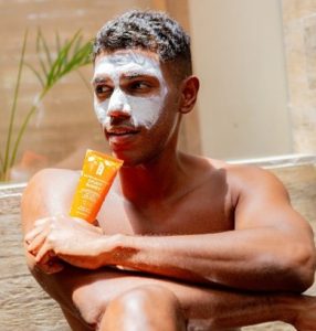 Brampton Cosmetic Higher Education Blog Image 8 - Man with Clay Mask On