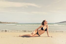 Woman on a beach